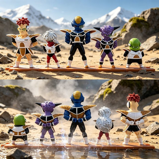 Bandai Dragon Ball Z Ginyu Force Actionfiguren, Einzelfigur, PVC - Bild 1