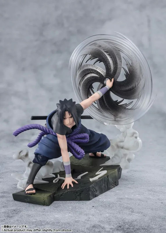 Figuarts ZERO Naruto Shippuden Uchiha Sasuke Mangekyo Sharingan Licht und Dunkelheit Komplettfigur aus Kunststoff, mehrfarbig, Höhe: 20 cm - Bild 7