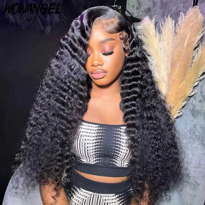 Ruinafen Deep Wave Remy Echthaar Extensions, 3 Bundles Set, Natürliche Farbe - Bild 7
