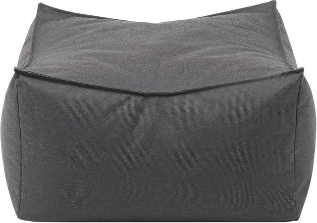 Blomus Pouf Stay Outdoor Soft Body in Anthrazit UV-beständiger Outdoor Sitzsack für Garten und Terrasse - Bild 1