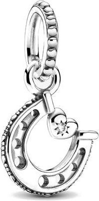Anhänger 925 Sterling Silber, Herz, Perlen, Unisex - Bild 1