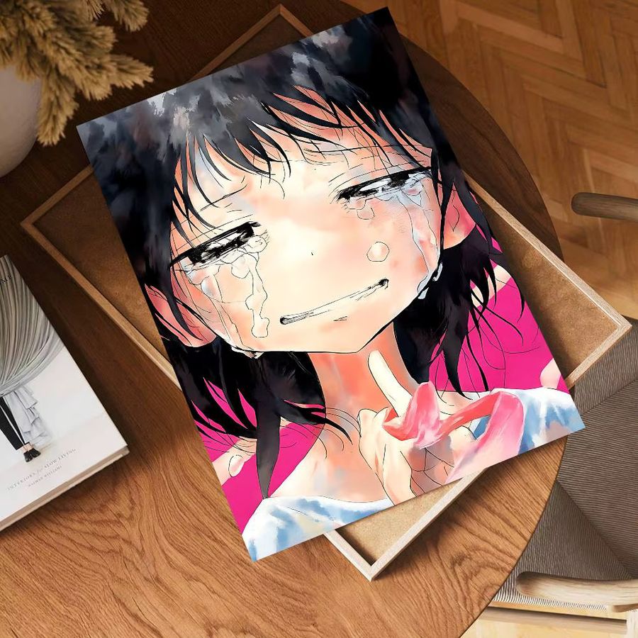 Retro Anime Takopis Original Sin Wandposter aus Kraftpapier als Aufkleber für dein Zimmer oder Café, Multicolor, Rechteckig - Bild 4