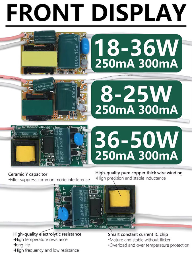DT&ZM LED Treiber Adapter Transformator Netzteil für Beleuchtung in Multicolor - Bild 2