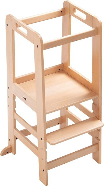 Hauck Lernturm Learn N Explore Montessori Lernspielzeug aus Buchenholz in Natur - Bild 1