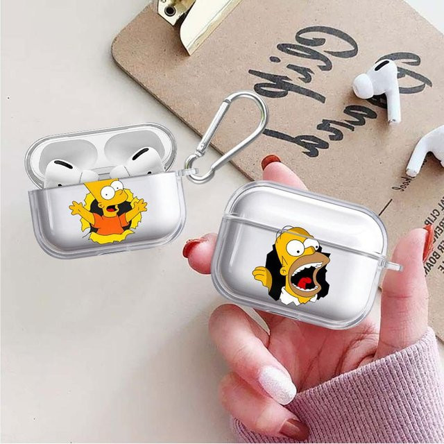 The Simpsons transparente Kopfhörerhülle für AirPods Pro und AirPods 1, 2, 3, 4 - Bild 1