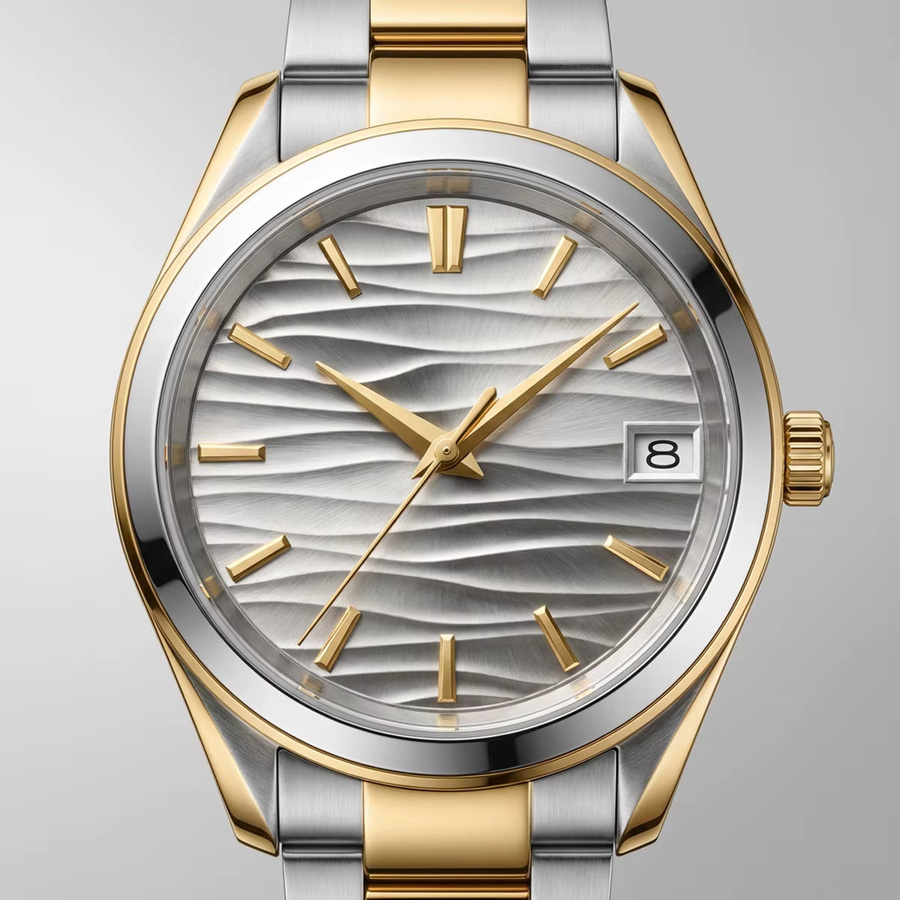 FancyWrist Uhrzifferblatt Wellenprägung, 28,5 mm, für Automatikwerk - Bild 2