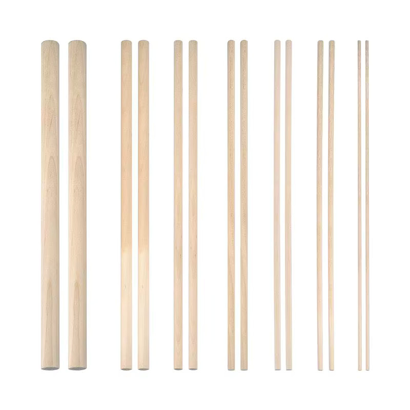 Runde Holzstäbchen in Beige für DIY-Holzhandwerk und Modellbau, Durchmesser: 3-14 mm - Bild 4