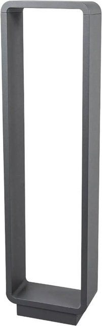 Lucande LED Außenleuchte Ninon Pollerleuchte aus Aluminium in Schwarz, IP54 spritzwassergeschützt - Bild 1