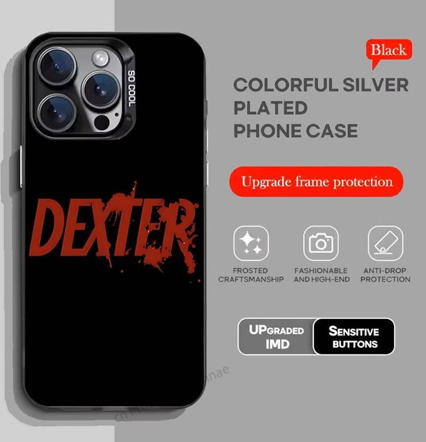 Mart122 Handyhülle Dexter Morgan für iPhone 12 Mini, Schwarz, Weiche Hülle - Bild 1