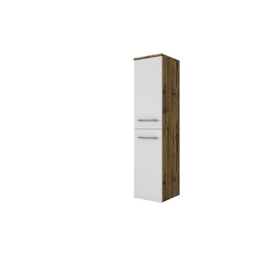 HELD MÖBEL Midischrank Livorno in Weiss Matt, B/T/H: 30 x 35 x 130 cm - Bild 2