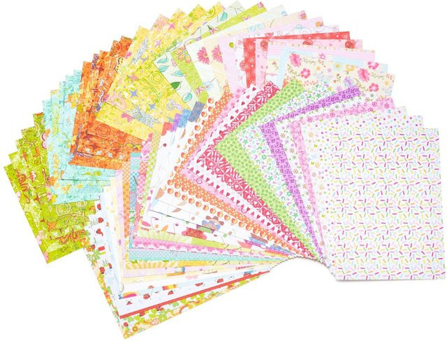 URSUS Design-Fotokarton Romance Multicolor A6 - Bild 1