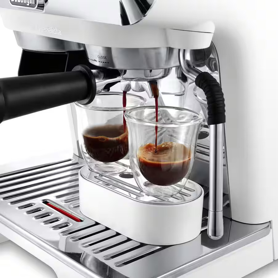 DeLonghi La Specialista Arte Espressomaschine mit Siebträger in Metallic-Grau und Weiß EC9155.W - Bild 3