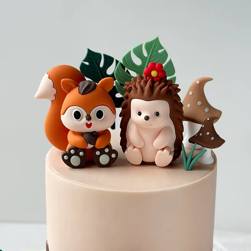 WEIGAO Wald Tier Kuchen Topper, Dschungel Party Dekoration - Bild 2