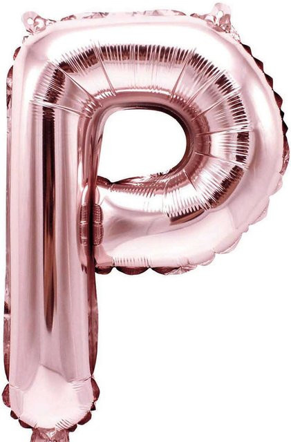 Rico Design Folienballon Buchstabe in Rosa, Höhe: 36 cm - Bild 1