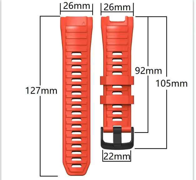 QCTOG Uhrenarmband Silikon, Mehrfarbig, Unisex - Bild 2