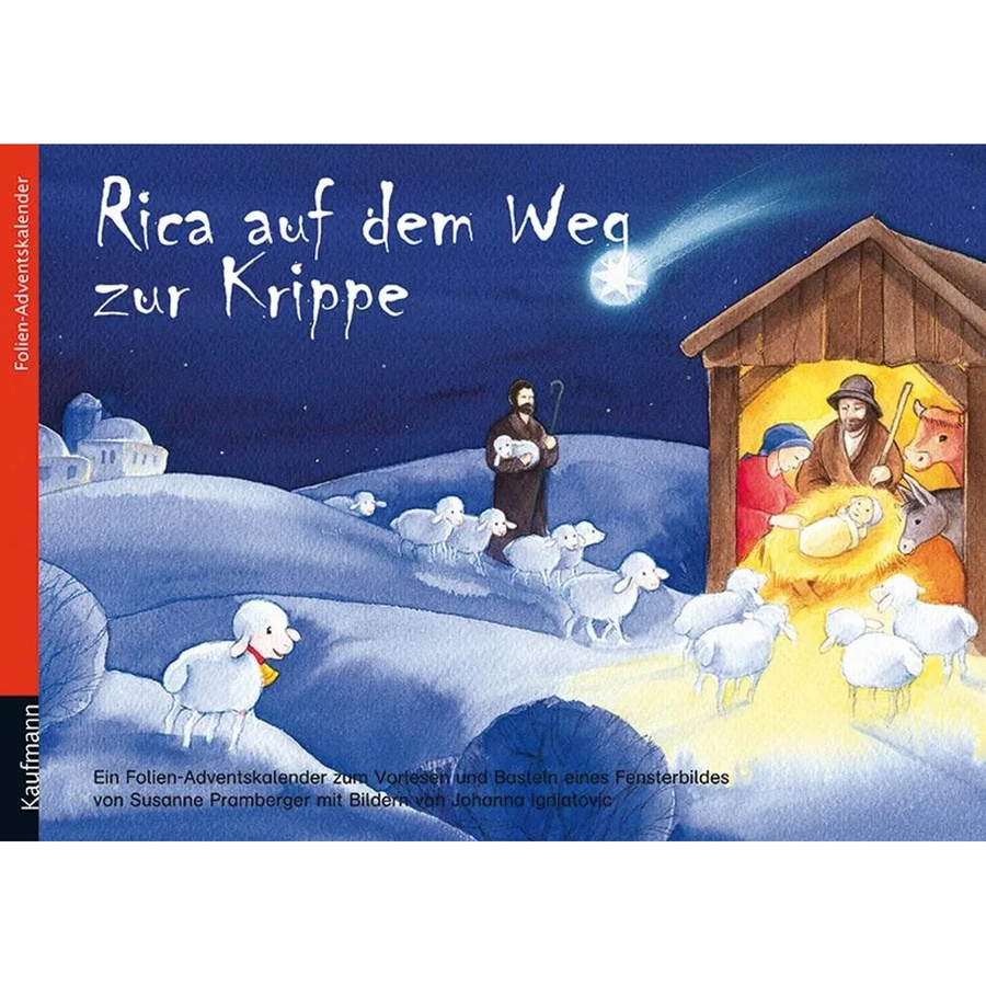 Rica auf dem Weg zur Krippe, Folien-Adventskalender von Susanne Pramberger - Bild 2