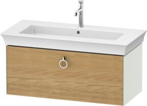 Duravit Waschtischunterschrank White Tulip in Weiß matt, B/T/H: 98,4 x 45,8 x 41 cm - Bild 1