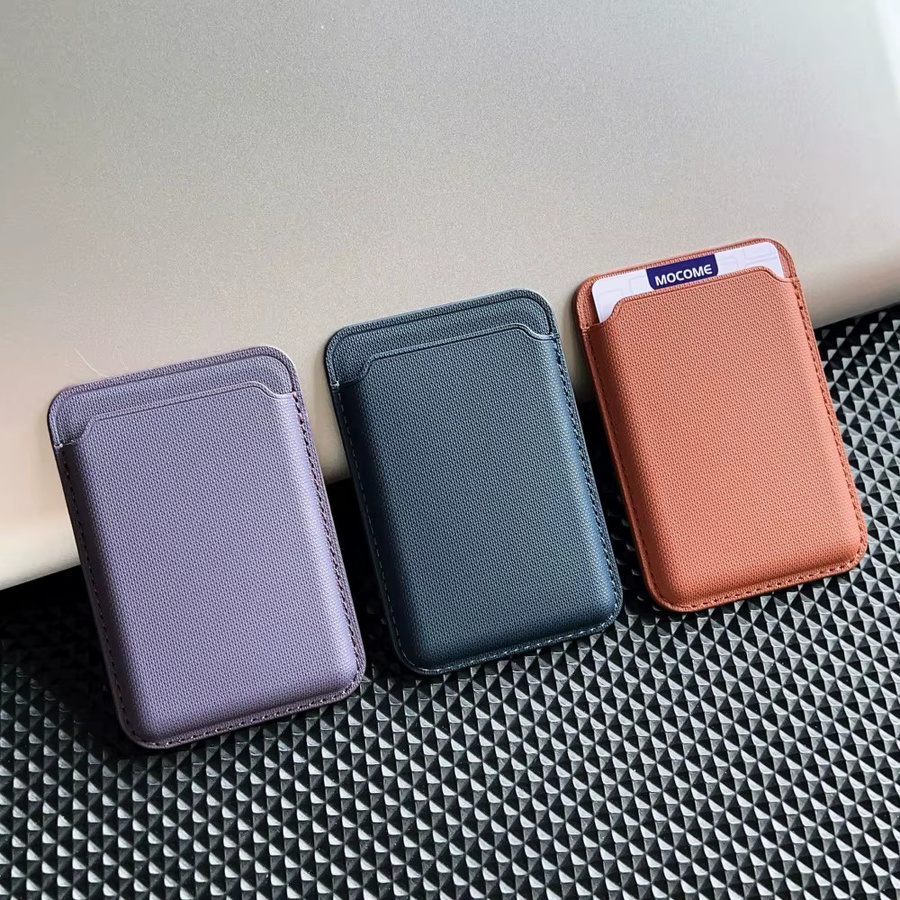 Magnetische MagSafe Wallet Kartenhalter-Hülle für Samsung und iPhone in Orange von lolozzx - Bild 4