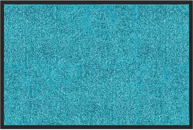 Karat Schmutzfangmatte Rhine Türvorleger in Türkis, B/T: 60 x 90 cm - Bild 1