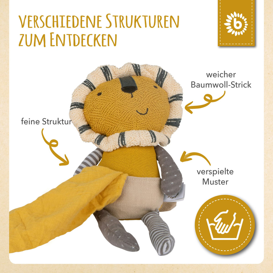 Bieco Kuscheltier Löwe mit Schmusetuch, ab 0 Jahre - Bild 2