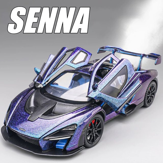 MAKEDA Senna Revuelto Sportwagen Modell, 1:24, Metall, mit Musik und Licht - Bild 1