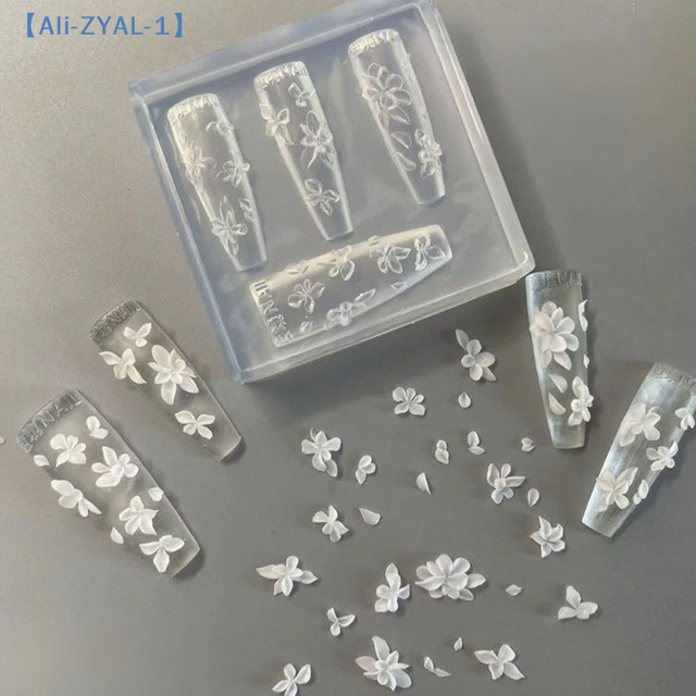 JETTING Silikon-Nagelform 3D-Blumen für Nageldesign, Unisex - Bild 1