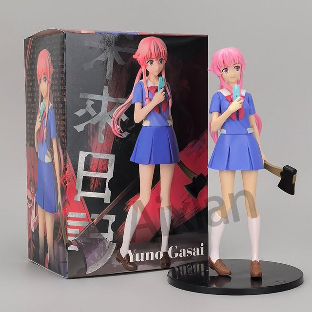 Yiran toy 1 Gasai Yuno Future Diary Actionfigur, 2-teiliges Set, ab 14 Jahren - Bild 1