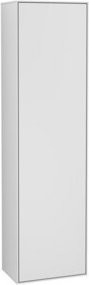 V&B Hochschrank Finion mit LED-Wandbeleuchtung und Glasfachböden, Weiß lackiert, B/T/H: 41,8 x 27,0 x 151,6 cm - Bild 1