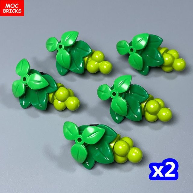 Yiran toy MOC Bausteine Weintraubengitter, Grün, ab 6 Jahren - Bild 1