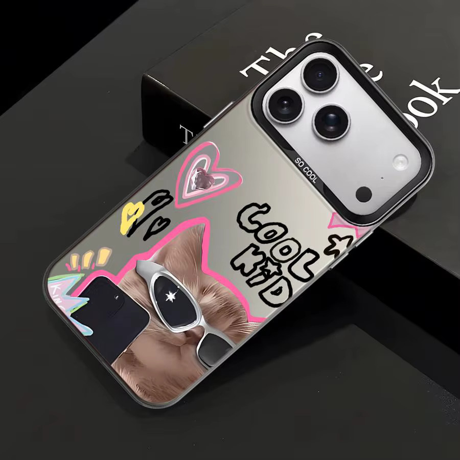 Transparente Handyhülle mit süßem Hunde- und Katzen-Design für Apple iPhone 16 15 14 13 12 11 Pro Max Plus XR XS und Air - Bild 2