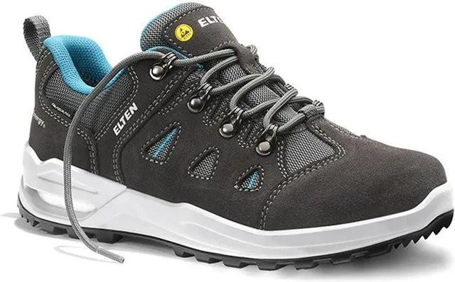 Elten Berufshalbschuh ENYA XXF GTX in Grey Turquoise aus Veloursleder Größe 39 mit Gore-Tex und ESD Schutz - Bild 1