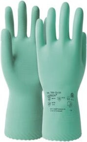 Honeywell Lapren 706 Chemiehandschuhe aus Latex in Grün, Größe 9, velourisiert - Bild 1