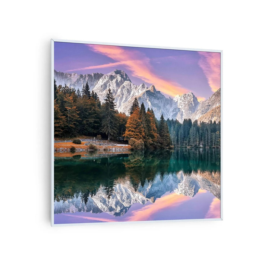 Klarstein Wonderwall Air Art Smart Infrarotheizung mit App-Steuerung und Motiv See, Weiß, B/H: 60 x 60 cm, 350 W - Bild 2