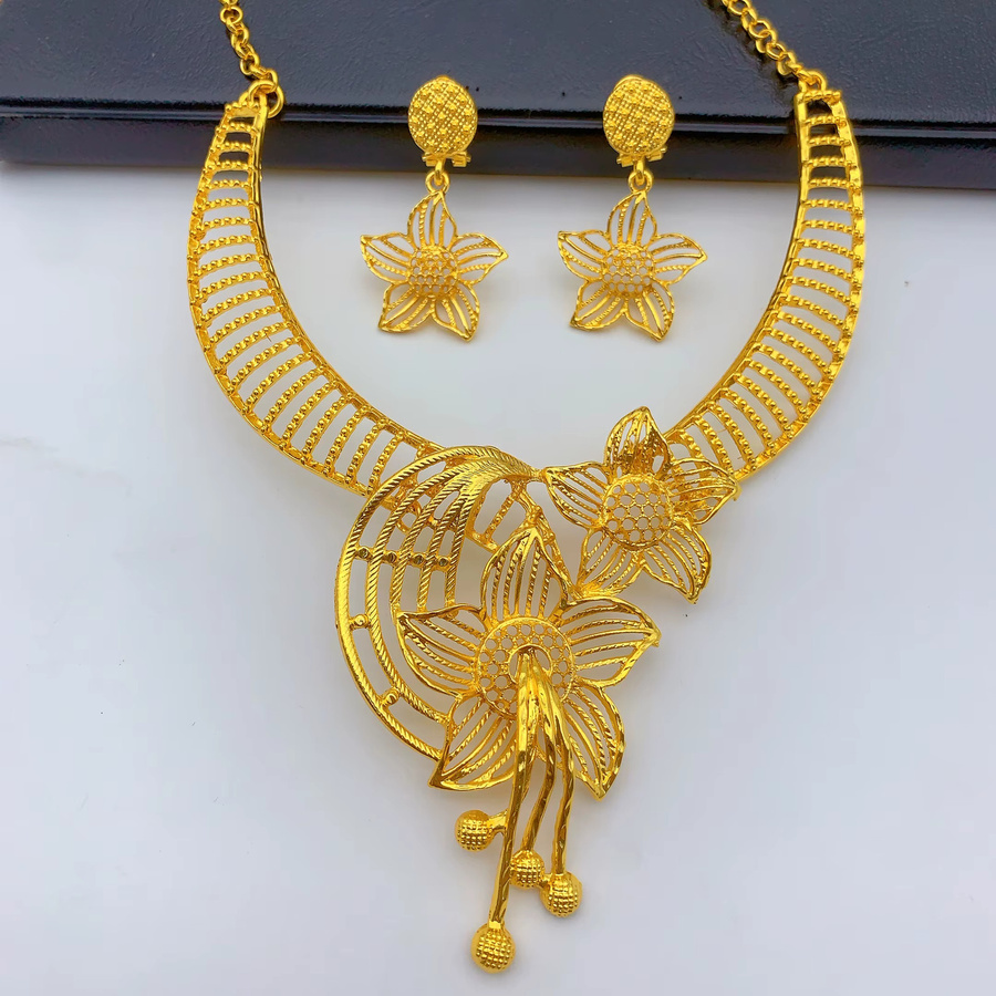 ANIID Schmuck-Set Halskette, Ohrringe, Gold, Damen - Bild 3