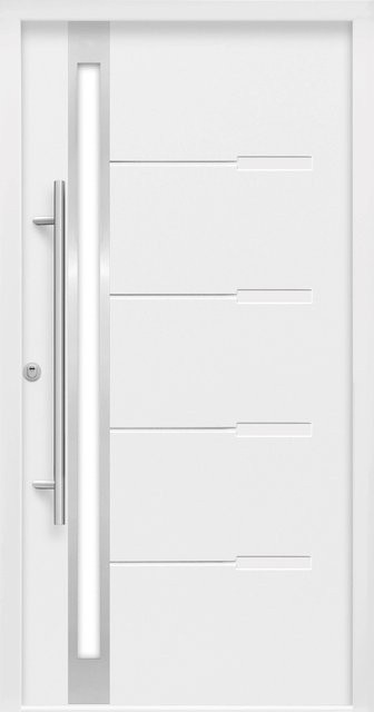 Sicherheits-Haustür Splendoor ThermoSpace Prime Neapel RC2 mit Glaseinsatz in Weiß, B/H: 110 x 210 cm, Anschlag Links - Bild 1