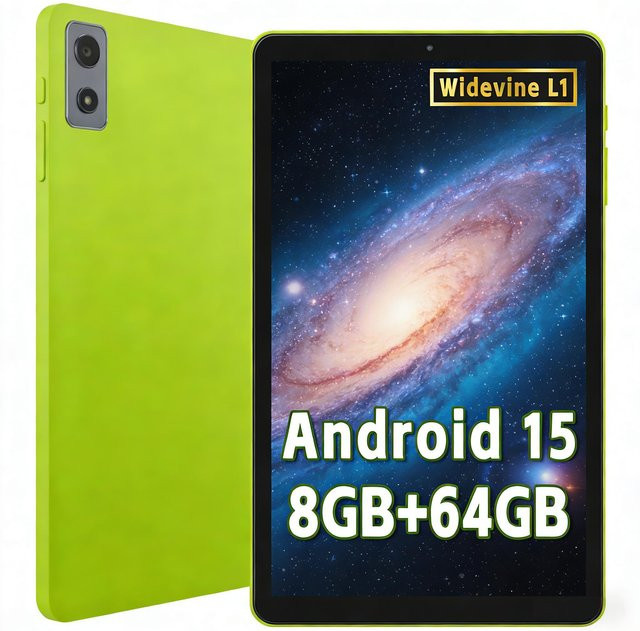 Paitanry Tablet in Grün mit 8,68 Zoll Display, Android 15, 8GB RAM, 64GB ROM, RK3562 Quad-Core, 5000mAh Akku und WiFi 6 - Bild 1