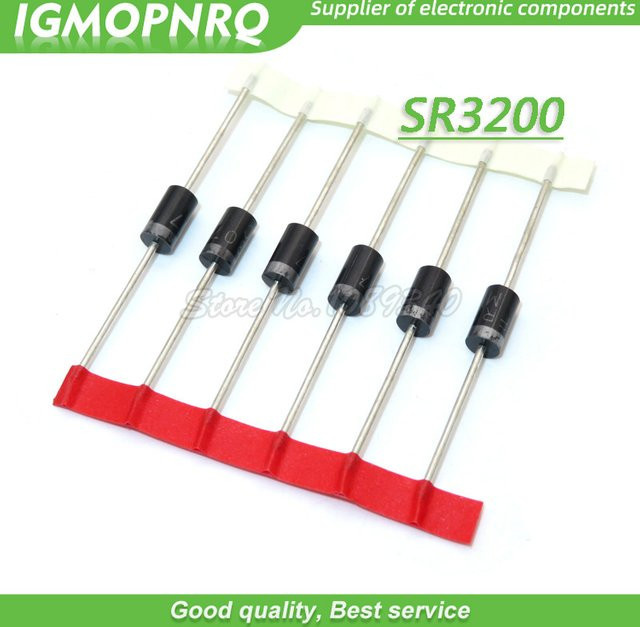 10 Stück SR3200 SB3200 3A 200V Schottky Diode IGMOPNRQ in Schwarz - Bild 1