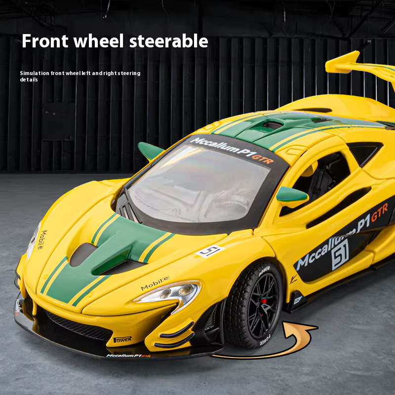 Maisto McLaren P1 GTR Supercar Modellauto, 1:22, Metall, mit Licht und Sound - Bild 4