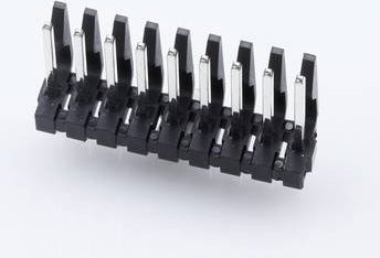 Molex Einbau-Stiftleiste Standard, 9 Pol, Rastermaß: 3.96 mm, Schwarz - Bild 1