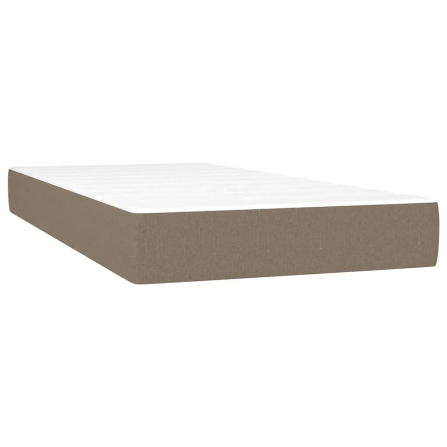 vidaXL Hybrid-Taschenfederkernmatratze in Taupe, B/T/H: 90 x 200 x 20 cm - Bild 2
