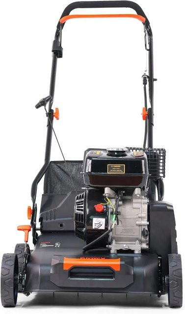 FUXTEC FX-BV240ECO Benzin Vertikutierer mit 212cc 4-Takt Motor, 5-fach Tiefeneinstellung und 40L Fangkorb in Schwarz - Bild 1