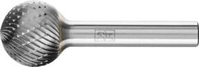 PFERD TOOLS Hartmetall Frässtift Kugel KUD universal mittel kreuzverzahnt, Farbe: Silber, Durchmesser: 20 mm, Schaft-Ø: 8 mm - Bild 1
