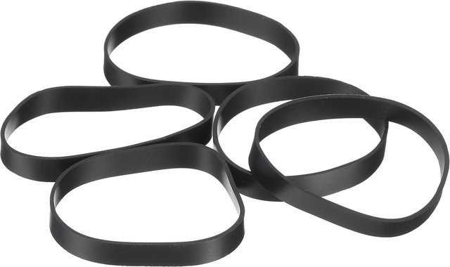 Starke elastische Silikon-Gummibänder als rutschfeste Ringe und Kabelbinder zum Verpacken von Kordeln und Taschen - Bild 1