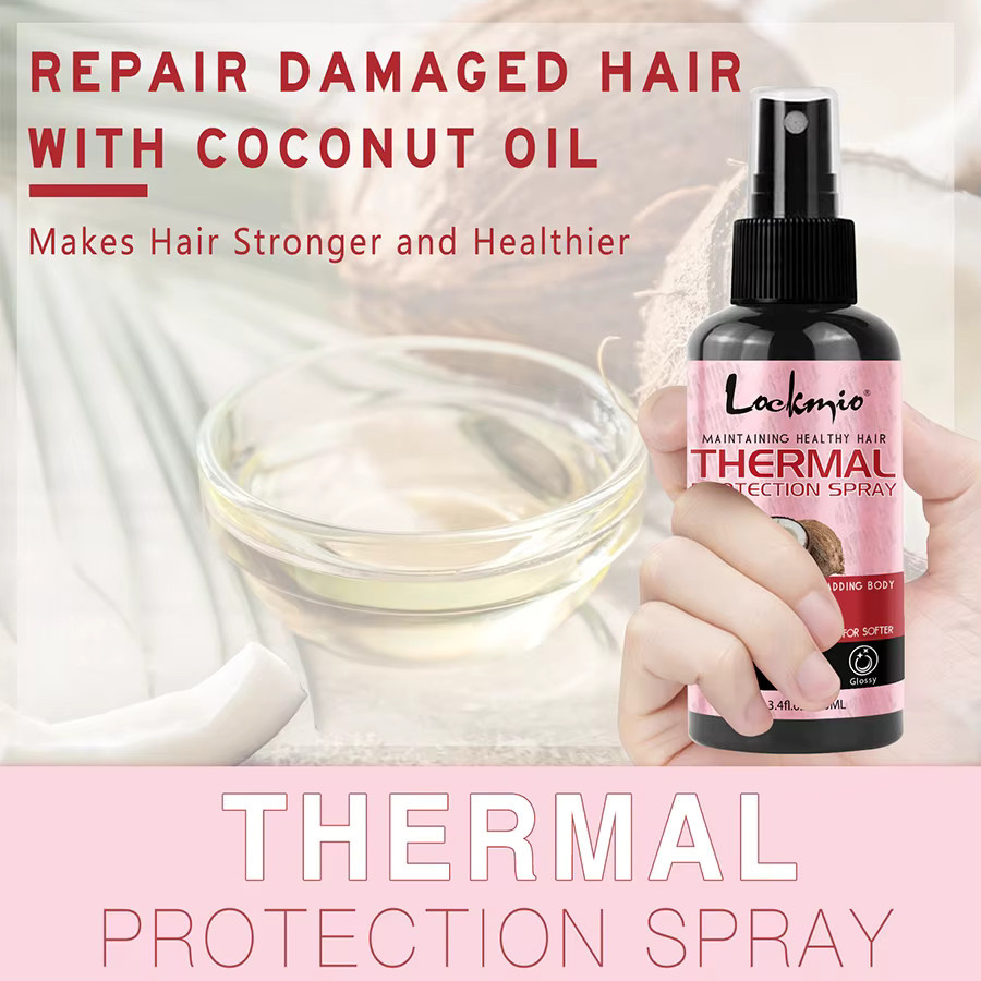lockmio Batana-Öl Shampoo Thermoschutzspray, Trockenes Haar - Bild 4