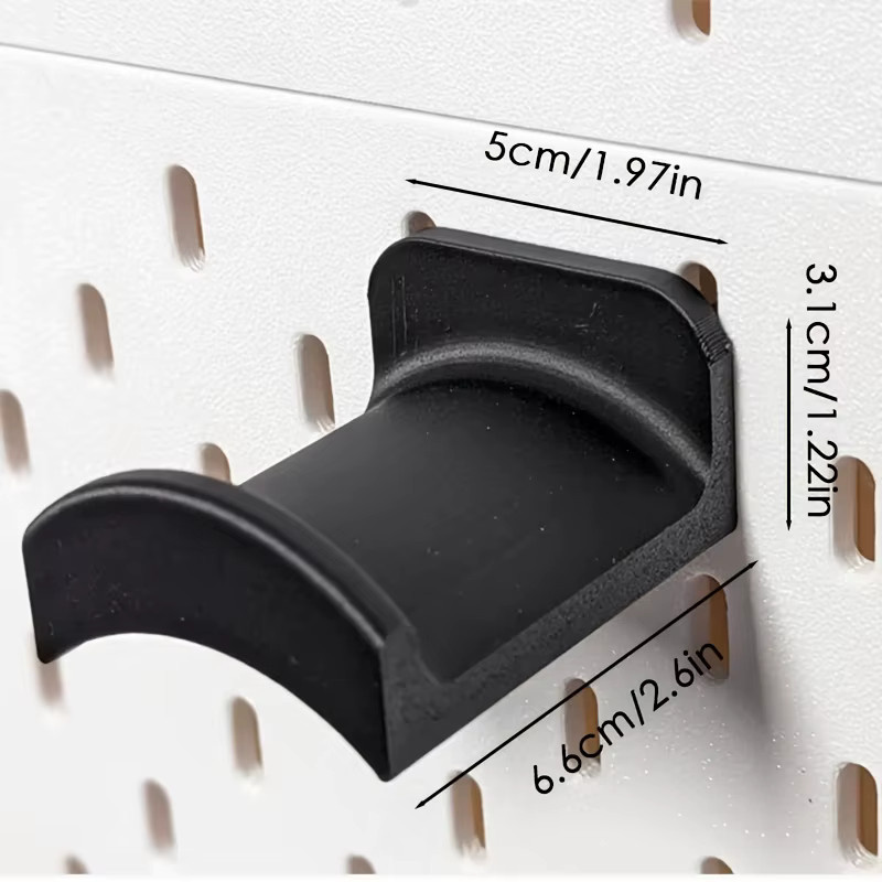 IKEA Skadis Headset-Display-Ständer und Kopfhörer-Aufhänger aus Kunststoff in Schwarz - Bild 2
