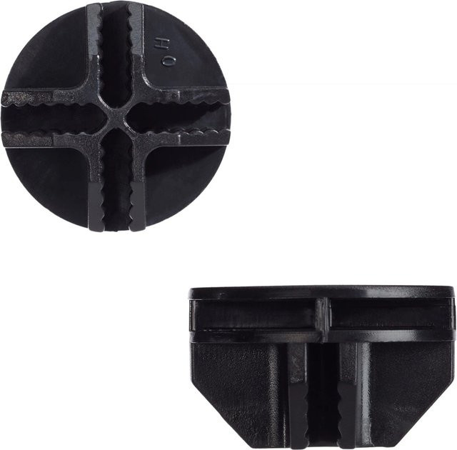 Relaxdays Verbindungsstücke für Steckregalsystem aus ABS-Kunststoff, Schwarz, Breite: 2,4 cm, Tiefe: 3,7 cm - Bild 1
