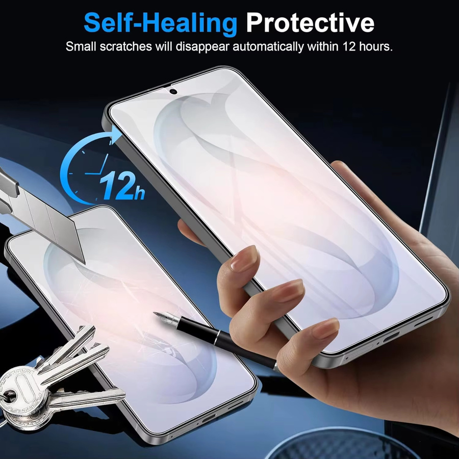Anti-Fingerabdruck Hydrogel Displayschutzfolie für Samsung Galaxy S26 Plus S26 Ultra S25 S24 S23 S22 S21 S20 FE transparent - Bild 5