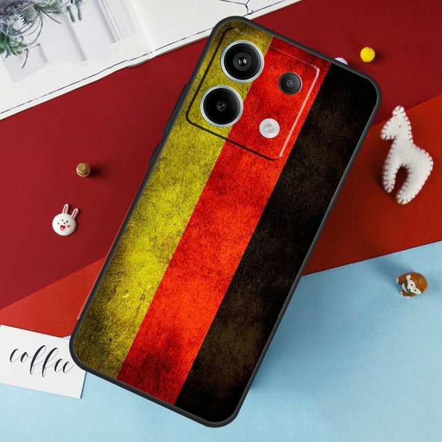Handyhülle Deutschland Flagge Design für Xiaomi Redmi Note 14 13 Pro 12 11 10 15 Pro Plus 15 10C 12C 13C 14C 15C Multicolor - Bild 1