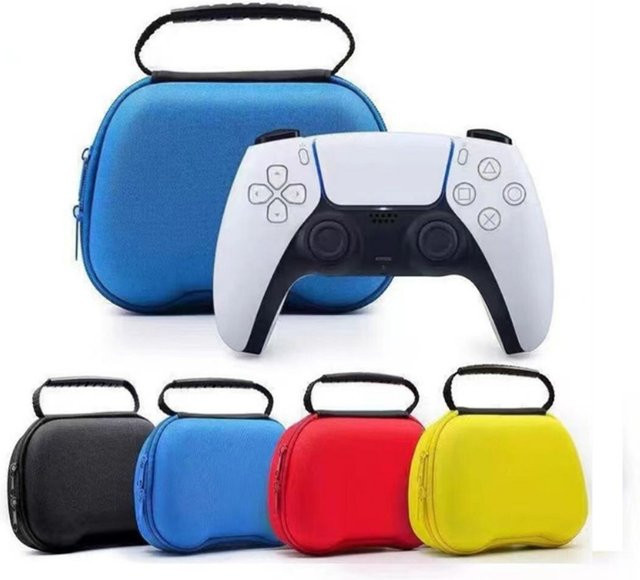 Tragbare Hartschalen-Schutzaufbewahrungstasche in Grau für Xbox One, Xbox Series S/X, PS5, PS4, PS3 und Nintendo Switch Pro Controller - Bild 1