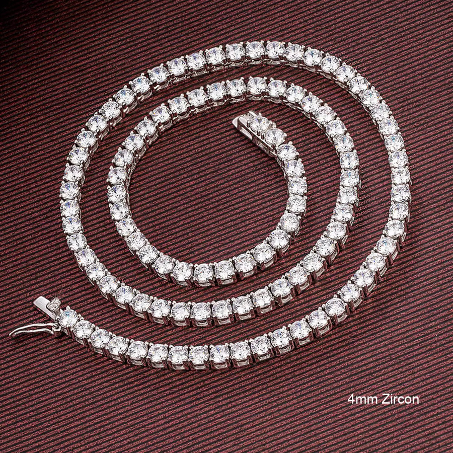 YLMyself Halskette, 925 Silber, Zirkonia, Unisex - Bild 3